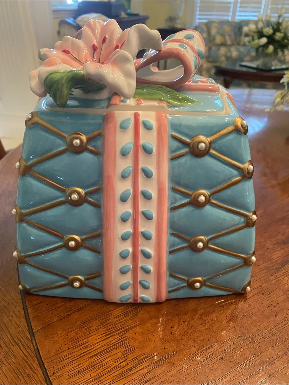 Davids Cookies elegant blue